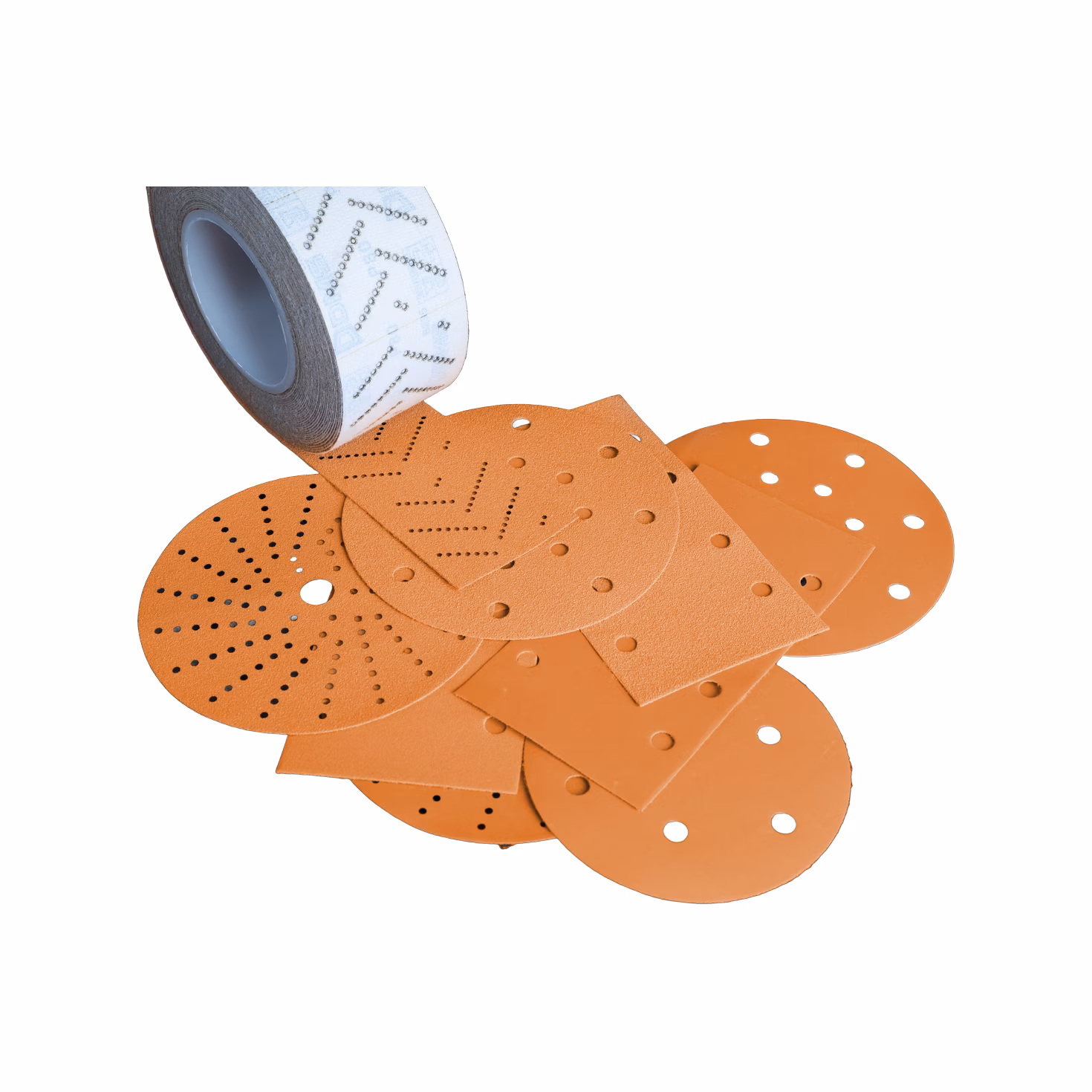 Image of DCRYSTA 168 Orange Ceramic Paper Sanding Disc